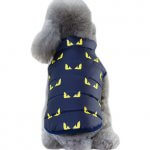 Blau Hundewinterjacke