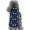 Blau Hundewinterjacke